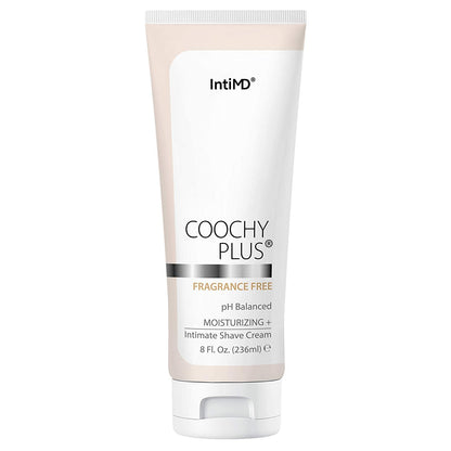 Coochy Plus Intimate Shaving Cream FRAGRANCE FREE For Pubic, Bikini Line, Armpit 