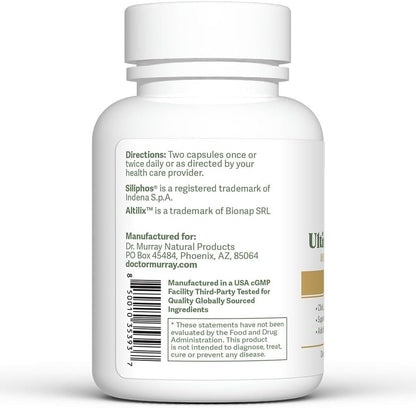Dr. Murray's Ultimate Liver Health Supplement with NAC, Siliphos Milk Thistle & Artichoke Extract - Supports Detox, Antioxidant Defense & Lipid Metabolism | Vegan | 60 Capsules