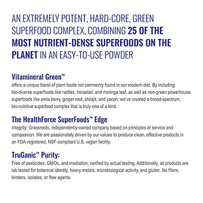 HEALTHFORCE SUPERFOODS Vitamineral Green - Mineral Supplement for Immune