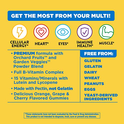 Nature’s Way Alive! Men’s 50+ Premium Gummy Multivitamin, Supports Healthy Heart