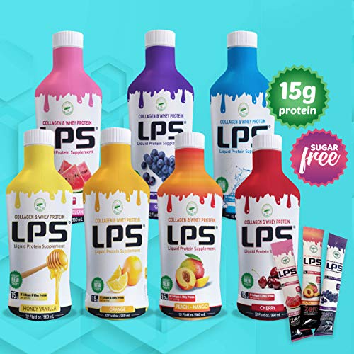 Nutritional Designs LPS Liquid Collagen & Whey Protein Supplement - Non-GMO Drink