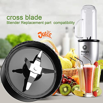 (Pack of 2) Cross Blade Blender Magic Bullet Replacement Parts Compatible with 250-watt