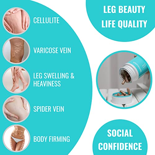 UpNourish Anti Cellulite Supplements - Varicose Veins Support, Restless Leg Relief
