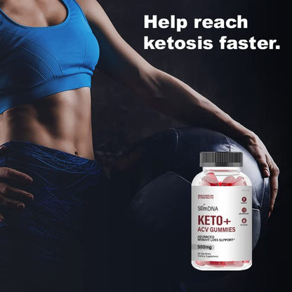 kivus Slim DNA Keto Gummies - Slim DNA Keto + ACV Gummies (Single, 60 Gummies)