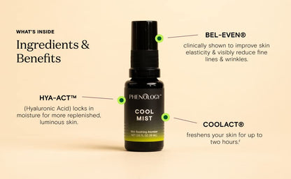 Phenology Menopause Cooling Mist Spray- 0.5 fl oz – Menopause Support for Hot Flashes & Night Sweats