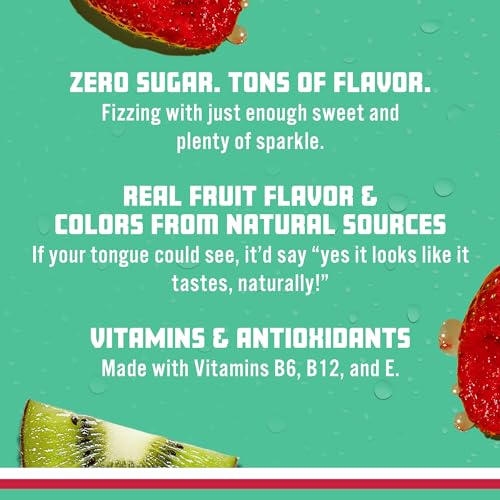 Sparkling Ice, Kiwi Strawberry Sparkling Water, Zero Sugar Flavored Water, with Antioxidant