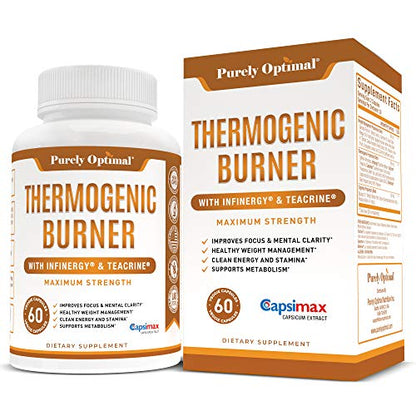 Premium Thermogenic Diet Pills - Weight Management Support, Clean Energy, Enhanced Focus