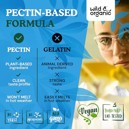 Wild & Organic Glutathione Gummies - Reduced Glutathione for Liver Cleanse