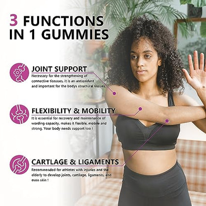 UPNEUTRI Glucosamine Chondroitin Gummies Sugar Free, Extra Strength 1500mg
