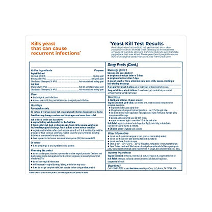 FemiClear Gentle Relief Formula 2 Day Infection Treatment, Gentle Formula for More Sensitive Individuals