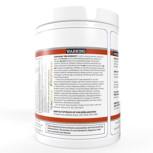 AML ADVANCED MOLECULAR LABS Preworkout, Performance Enhancer, Increases Drive, Star Punch, 18.34 oz