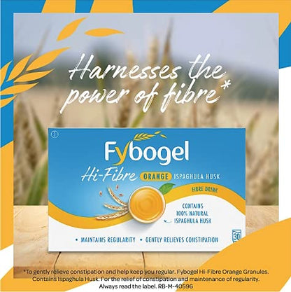 Fybogel Orange - 30 Sachets x 2 Packs