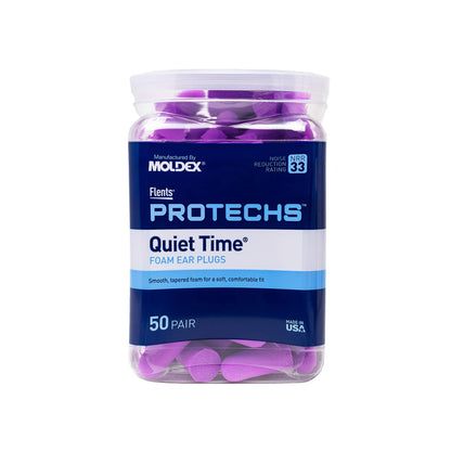 Flents Foam Ear Plugs, 50 Pair for Sleeping, Snoring, Loud Noise, Traveling, Concerts