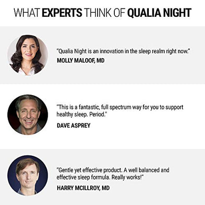 Qualia Night Sleep Aid | Non-Habit Forming | Science-Backed Supplement for Deep Refresh