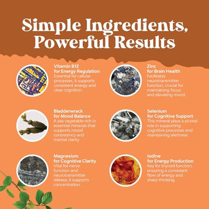 Pure Thyroid Support Supplement for Women - Thyroid Support for Weight Loss Mood