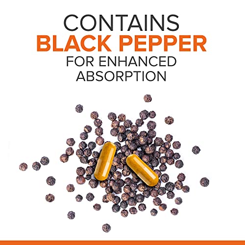 Qunol Turmeric Curcumin with Black Pepper & Ginger, 2400mg Turmeric Extract with 95%