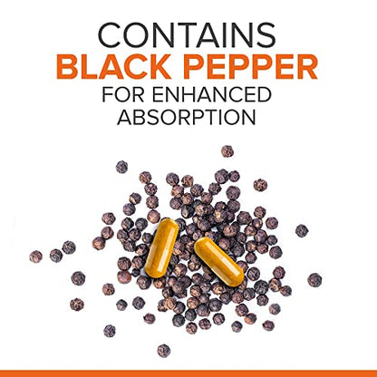 Qunol Turmeric Curcumin with Black Pepper & Ginger, 2400mg Turmeric Extract with 95%