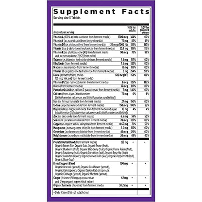 New Chapter Advanced Perfect Prenatal Vitamins - 96ct, Organic, Non-GMO Ingredients