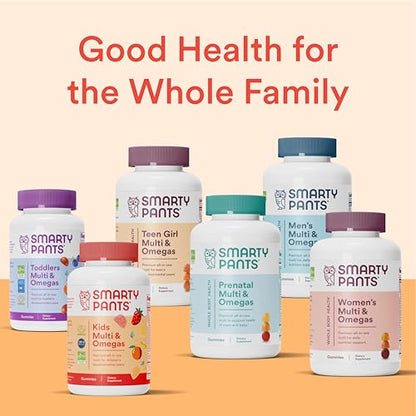 SmartyPants Kids Multivitamin Gummies, Sugar Free: Omega 3 (ALA), Vitamin D3, C