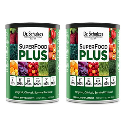 Dr. Schulze’s | SuperFood Plus | Vitamin & Mineral Herbal Concentrate | Dietary Supplement