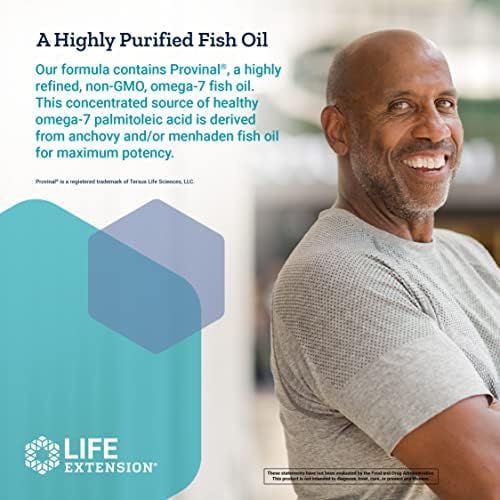 Provinal Purified Omega-7 - Daily Essential Omega 7 Fatty Acids Supplement, Palmitoleic