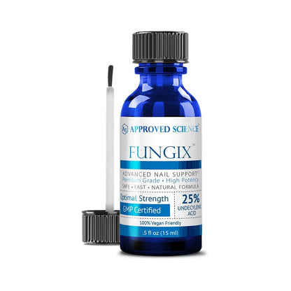 Approved Science Fungix Extra Strength - Undecylenic Acid and Tea Tree Oil - Serum for Fingernail and Toenail Care - Infused with Essential Oils - Healthy Nail Appearance - Easy to Apply - Pack of 1