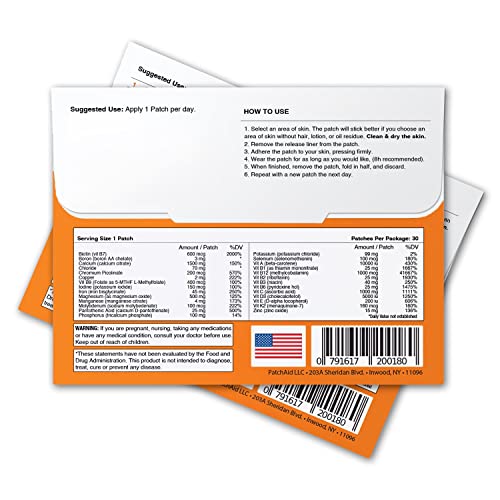 Multi Plus Topical Patch by PatchAid (White) - Pack of 1
