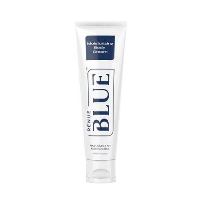 Renue Blue Methylene Blue Moisturizing Body Cream – Liposomal NAD+ Complex with Antioxidants, Peptides, and Botanical Extracts for Hydrated, Healthier‑Looking Skin