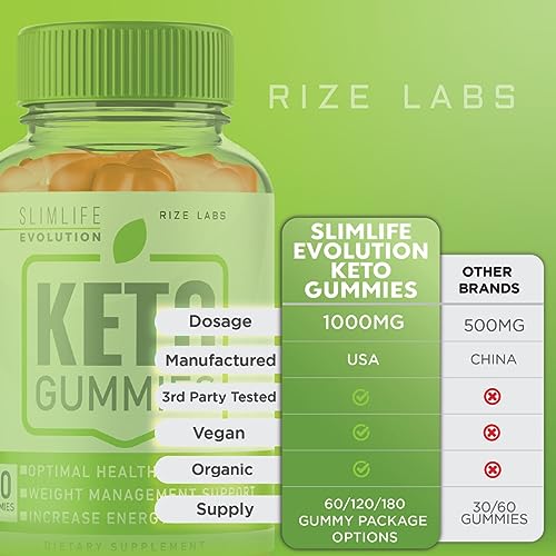 (3 Pack) SlimLife Keto Gummies, SlimLife Evolution Keto Gummies for Advanced Weight