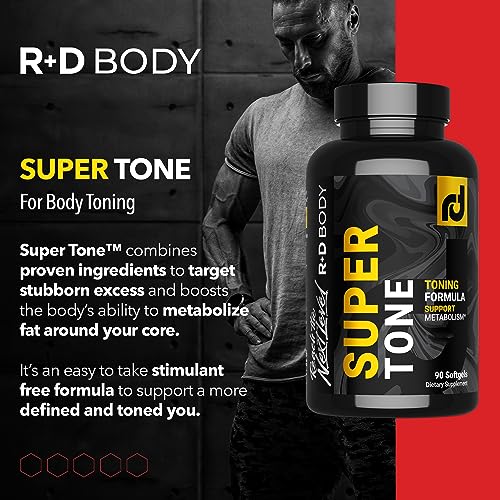 R+D Body Super Tone - Extreme CLA Supplement for Muscle Preservation, Enhanced Body