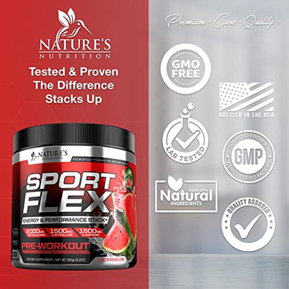 Pre Workout Powder with Beta Alanine, L-Citrulline & L-Arginine | PreWorkout Energy Powder