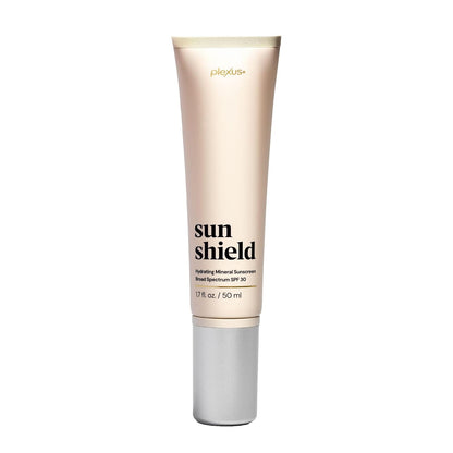 Plexus Sun Shield™ Mineral SPF 30 Face Sunscreen | Hydrating Matte Daily Moisturizer + Broad Spectrum SPF | Non-Greasy Formula with Zinc Oxide, Ceramides & HA
