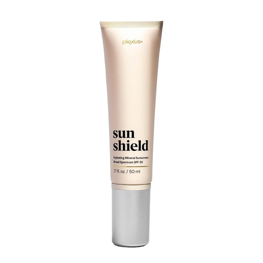 Plexus Sun Shield™ Mineral SPF 30 Face Sunscreen | Hydrating Matte Daily Moisturizer + Broad Spectrum SPF | Non-Greasy Formula with Zinc Oxide, Ceramides & HA