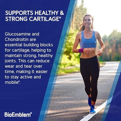 BioEmblem Triple Magnesium Complex and Joint Support for Enhanced Joint Health, Vegan, Non-GMO