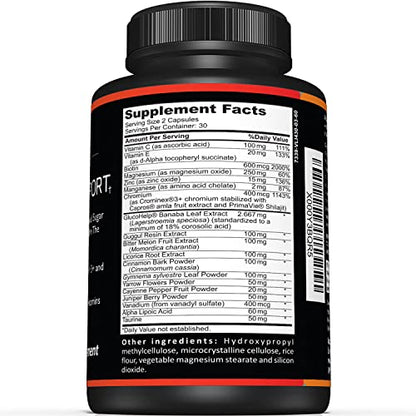 Premium Blood Sugar Support Supplement–Supports Healthy Blood Sugar Levels Already