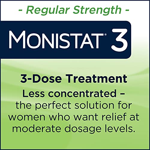 Monistat 3 Day Yeast Infection Treatment for Women, 3 Miconazole Pre-Filled Cream Applicators, 1 Pack