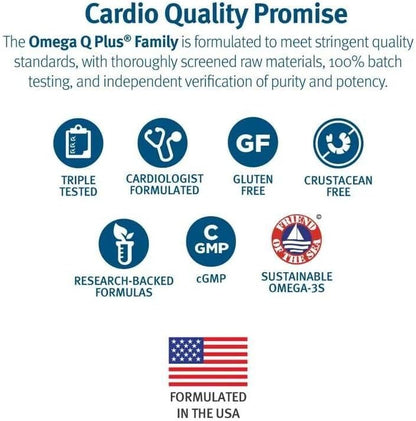 Dr. Sinatra Omega Q Plus PRO w/ CoQ10 & Resveratrol for Healthy Aging | Heart Health