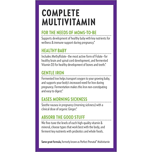New Chapter Advanced Perfect Prenatal Vitamins - 96ct, Organic, Non-GMO Ingredients