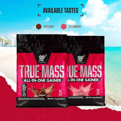BSN True Mass All-In-One Gainer Protein and Carbohydrate Powder with Creatine