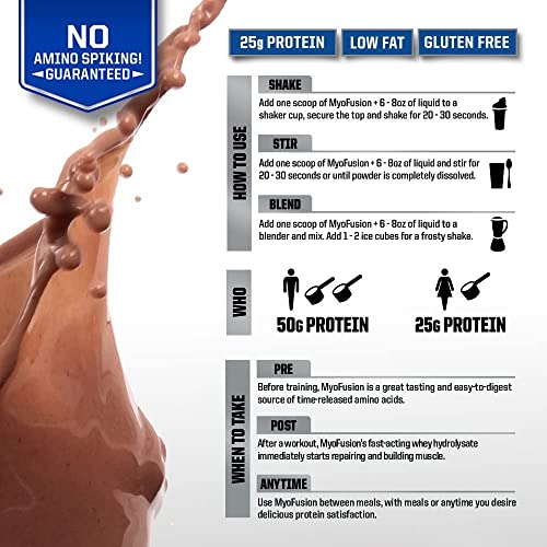 Gaspari Nutrition Myofusion Advanced Protein, Protein Blend with Whey Protein, Casein Protein