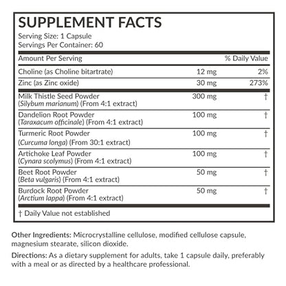 Futurebiotics Liver Detox Advanced Detox & Cleanse Formula Supports Healthy Liver Function