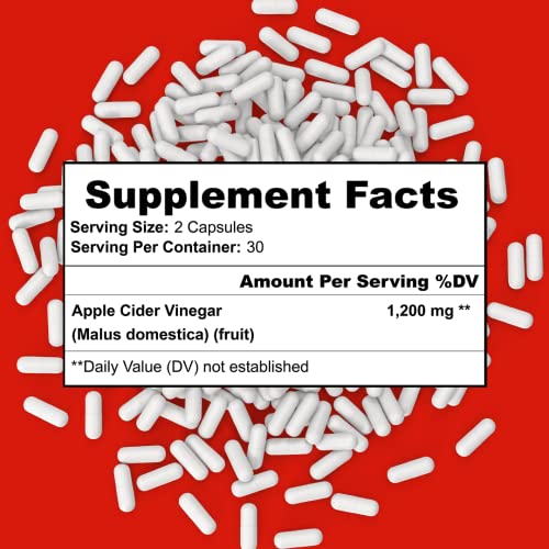 Reduce Abdominal Fat - Vinegar Capsules - Best for Weight Loss - Glucose