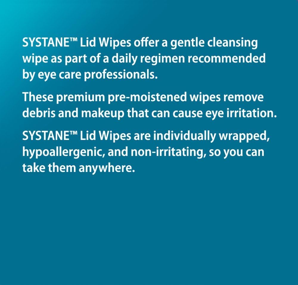Systane Lid Wipes Eyelid Cleansing Wipes 30 Each (Pack of 4)