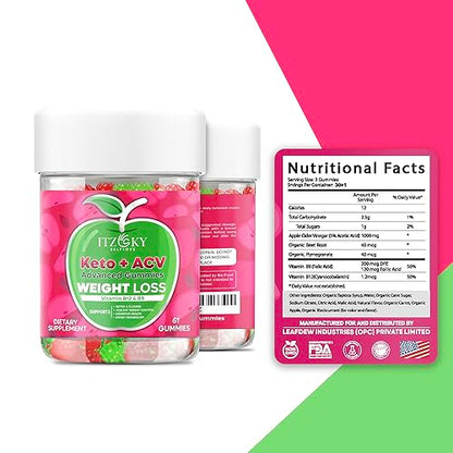 Keto Acv Gummies for Advanced Weight Loss & Belly Fat Burn - Pro Active Super Apple