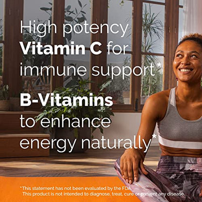 Emergen-C Vitamin C and Ashwagandha Gummies, Dietary Supplement for Immune Support