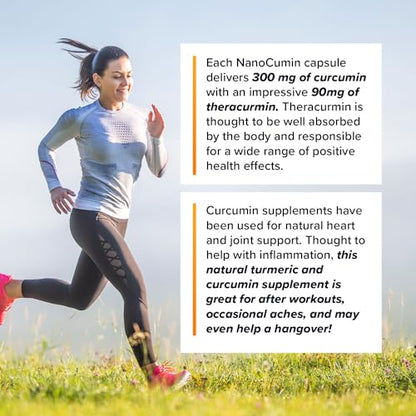 NanoCumin Theracurmin Supplement [1 Month Supply] Anti-Inflammatory, Supports Joint