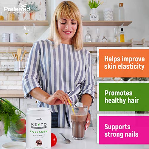 Keto Collagen Protein Powder with MCT Oil – Keto and Paleo Friendly Grass Fed