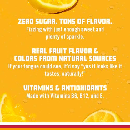 Sparkling Ice, Classic Lemonade Sparkling Water, Zero Sugar Flavored Water