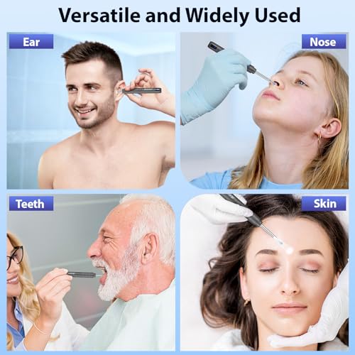 Ear Wax Removal, Ear Wax Removal Tool with 1296P HD Camera and 6 LED Lights