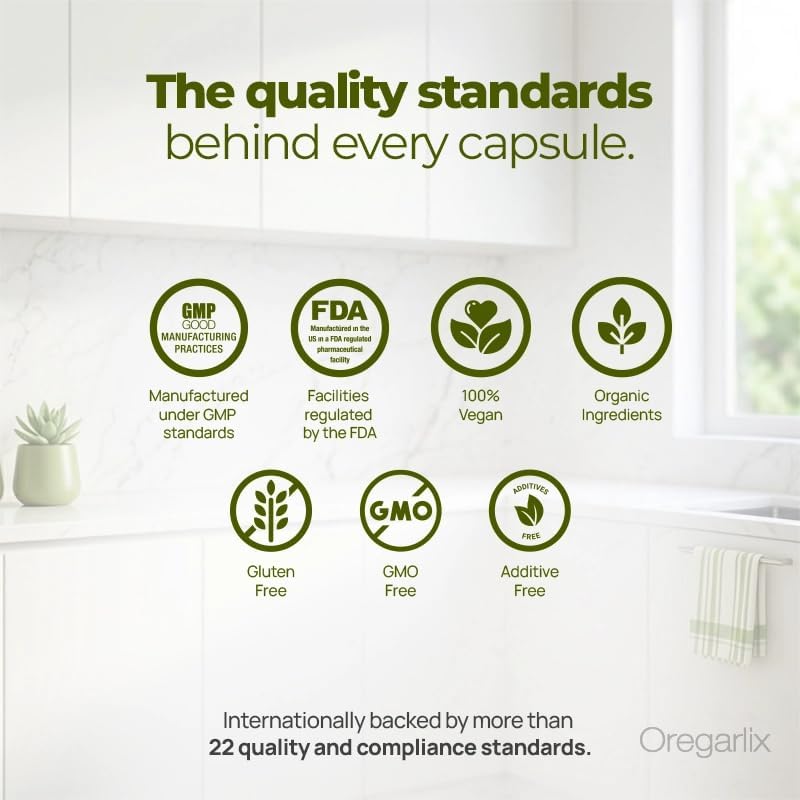 Paleolife - Oregarlix - Premium Gut Health Supplement. Microbial Balance with Premium Prebiotics - Help Keep Good Bacteria Healthy & Growing - 100% Natural (1-Pack)